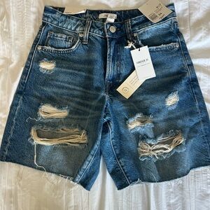 Forever 21 Distressed Denim Shorts